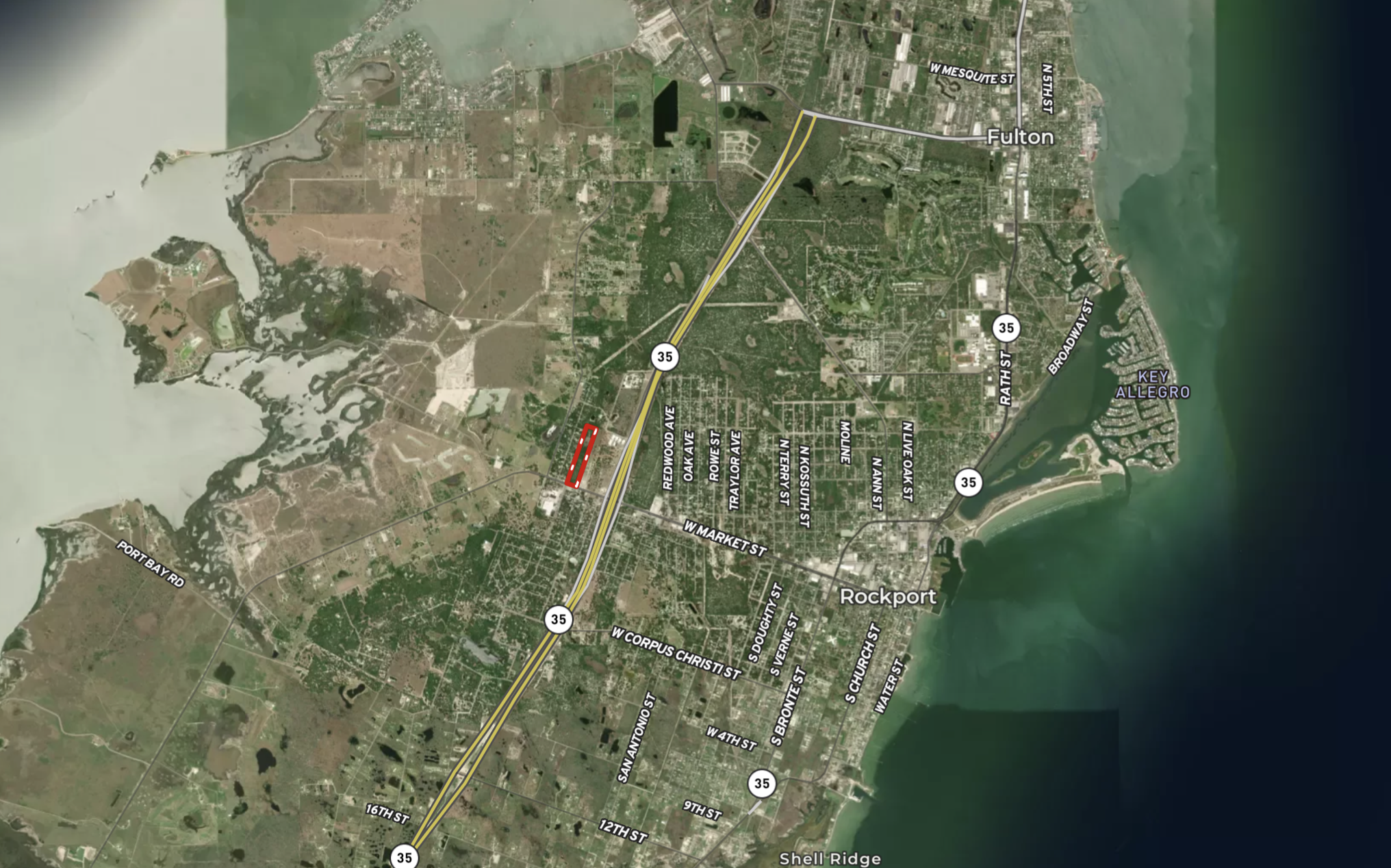 2020 West Market Street, Rockport Map Image 2
